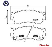 BRAKE PAD SET DISC BRAKE P 30 016 FOR KIA T8/TP 1.8L A5D 1.5L GA6D 1.6L 4cyl RIO