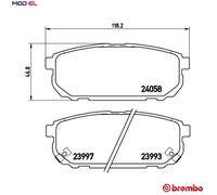 Brembo Brake Pads 10190009A