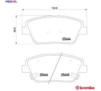BRAKE PAD SET DISC BRAKE P 30 066 FOR HYUNDAI KIA D4HB 2.2L G4KJ/G4KE 2.4L 4cyl