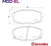 BRAKE PAD SET DISC BRAKE P 30 077 FOR KIA SOUL/III G4NA/G4NH 2.0L G4FG 1.6L