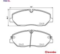 BRAKE PAD SET DISC BRAKE P 30 090 FOR HYUNDAI H350/Platform/Chassis/Van/Bus 2.5L