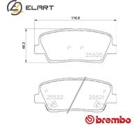 BRAKE PAD SET DISC BRAKE P 30 104 FOR KIA STINGER/Hatchback/Van G4KLD4HC 2.2L