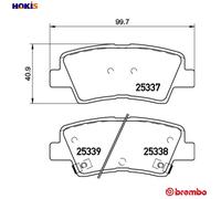 BREMBO P 30 106 Brake pad set