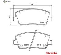 Brembo Brake Pad Set P 30 108