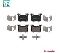 Brembo Brake Pad Set P 30 124 – Wear Sensor, Anti-Squeak Plate & Counterweights – KIA Stinger