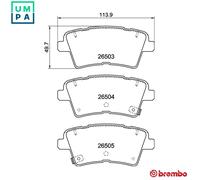 Brembo Brake Pad Set P30147 - for Kia Optima G4KH 2.0L 4cyl