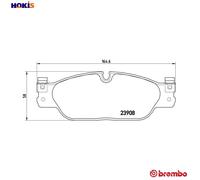 Brembo Brake Pad Set Front With Caliper Screws For Daimler Super Eight Jaguar XJ