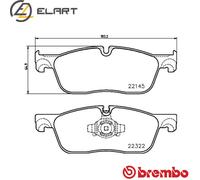 BRAKE PAD SET DISC BRAKE P 36 035 FOR JAGUAR XE XF/II/SPORTBRAKE F-PACE/SUV 2.0L