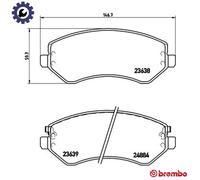 BRAKE PAD SET DISC BRAKE FOR JEEP CHEROKEE/LIBERTY CHRYSLER VOYAGER/IV/Mk/III