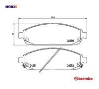 BREMBO Brake pad set PRIME LINE with acoustic wear warning P 37 010 Brake pads,Brake pad set, disc brake JEEP,GRAND CHEROKEE III (WH, WK)