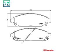 BREMBO Brake pad set PRIME LINE with acoustic wear warning P 37 010 Brake pads,Brake pad set, disc brake JEEP,GRAND CHEROKEE III (WH, WK)