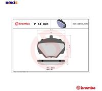 Brembo P44001 Rear Disc Brake Pad - Set of 4