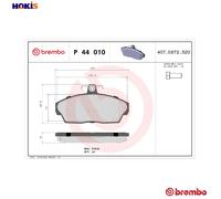 BRAKE PAD SET DISC BRAKE P 44 010 FOR LAND ROVER FREELANDER/Soft/Top/SUV 1.8L