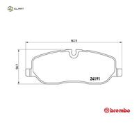 BREMBO P44014 Brake Pad Set Front Fits Land Rover Discovery 3.0 4x4 3.0 TD 4x4