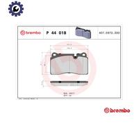 Brembo Front Brake Pad Set fits Land Rover Range Rover Range Rover Sport