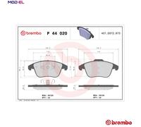 Brembo Brake Pads P 44 020X for Land Rover MG