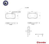 Fits BREMBO P 48 006 Ham pads. rear MASERATI GHIBLI III (M157) 08/13- ⭐UK Stock⭐