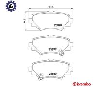 BRAKE PAD SET DISC BRAKE P 49 049 FOR MAZDA PYY1 2.5L P5Z3/P5Y4/P5Y5/P5Y1 1.5L