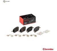 Brake Pad Set, disc brake BREMBO P49067 For MAZDA