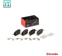 Brake Pad Set, disc brake BREMBO P49067 For MAZDA