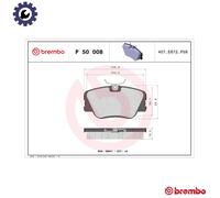 Brembo Brake Pad Set Front With Caliper Screws For Mercedes-Benz 124 190 E-Class