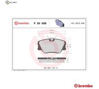 Brembo Brake Pad Set Front With Caliper Screws For Mercedes-Benz 124 190 E-Class
