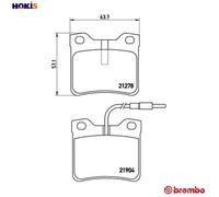 BRAKE PAD SET DISC BRAKE P 50 030 FOR PEUGEOT MERCEDES-BENZ V-CLASS VITO/Bus 605