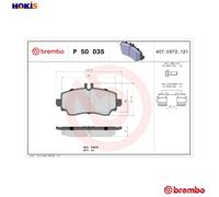 Brembo Brake Pads 10122037A