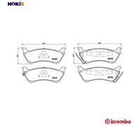 Brembo Brake Pads P 50 040 - Rear, fits Mercedes-Benz M-Class (1998-2005)