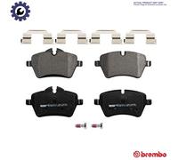 Brembo Brake Pad Set P 50 042 Rear with Anti-Squeak Plate - Fits Mercedes-Benz S-Class