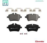 BREMBO Brake Pad Set Front With Brake Caliper Screws Fits Mercedes-Benz A-Class