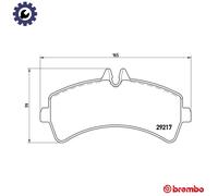 BRAKE PAD SET DISC BRAKE P 50 060 FOR VW CRAFTER/30-50/Platform/Chassis/Van 2.0L