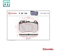 Brake Pad Set For Disc Brake Front Fits Mercedes-Benz C-Class BREMBO P50123