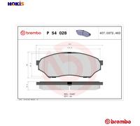 BRAKE PAD SET DISC BRAKE P 54 028 FOR MITSUBISHI PAJERO/JUNIOR/MINI/TR4/PININ
