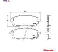Brembo Brake Pad Set P 56 021 – Front – Fits Nissan & Infiniti