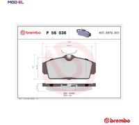 Brembo Brake Pads 10170004A