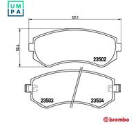 BRAKE PAD SET DISC BRAKE P 56 039 FOR NISSAN PATROL/GR/V/Pickup/IV/Wagon/Mk/II