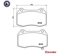 Fits NISSAN 350 Z Brembo Brake Pads Front Roadster 2003-