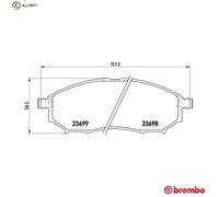 Brembo P56058 Front Disc Brake Pad - Set of 4