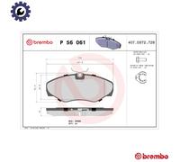 Brake Pads Set fits OPEL VIVARO A 2.5D Front 03 to 14 Brembo 1605198 1605215 New