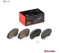 Brembo Brake Pad Set P 56 099 – Fits Nissan Qashqai II 1.2 DIG-T, Renault Koleos MK2 1.3 Front