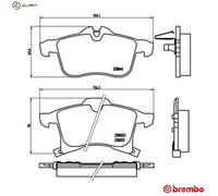BRAKE PAD SET DISC BRAKE P 59 045X FOR HOLDEN ZAFIRA COMBO/Van ASTRA/Hatchback