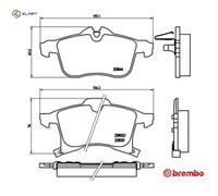 BRAKE PAD SET DISC BRAKE P 59 045X FOR HOLDEN ZAFIRA COMBO/Van ASTRA/Hatchback