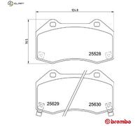 Brembo P 59 094 Brake Pads