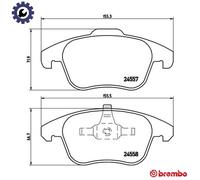 BREMBO P 61 086 Brake pad set