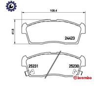 BRAKE PAD SET DISC BRAKE FOR SUZUKI PALETTE SPACIA LAPIN/II/ALTO MR/WAGON 0.7L
