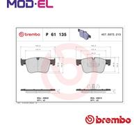 BRAKE PAD SET DISC BRAKE P 61 135 FOR PEUGEOT 3008/II/SUV/Van 5008 508/SW DS