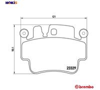 BREMBO P 65 009 Brake pad set