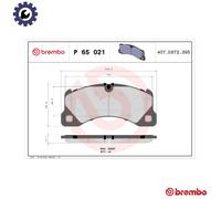 BREMBO P65021 Brake Pad Set Front Fits Audi e-Tron GT Bentley Porsche Cayenne VW