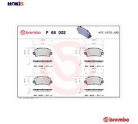 BRAKE PAD SET DISC BRAKE FOR RENAULT 5/2 LE/CAR 18 30 21/Savanna/Van 25 FUEGO